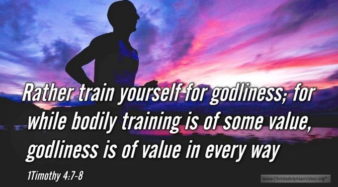 Thought for May 23rd. "GODLINESS IS OF VALUE IN EVERY WAY"