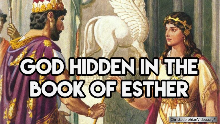 God Hidden in the book of Esther - Video post