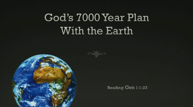 Gods 7000 Year Plan for the Earth Perth Video Post