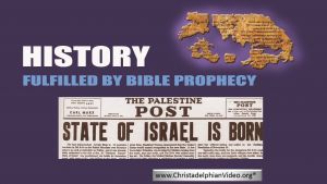 History: Fulfilled by Bible Prophecy - Why is it Important? Video Post