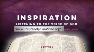Inspiration; Listening to the Voice of God New Video Release