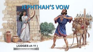 JEPHTHAH'S VOW! What actually happened - Did he sacrifice his Daughter? - Video post