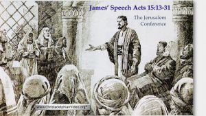 James' Speech From Acts 15:13-31