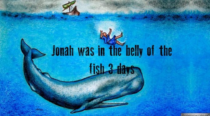 Bible quotes  Jonah was in the belly of the fish 3 days Video Post