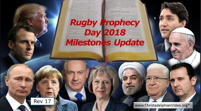 MILESTONES TO THE KINGDOM UPDATE (Rugby Prophecy Day)