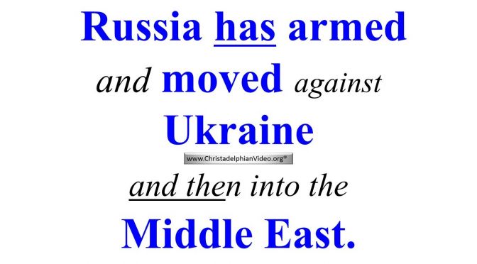 Bible Prophecy demonstrates that Russia will move into the Middle East Next