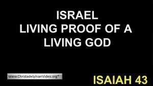 Israel Living proof of a Living God