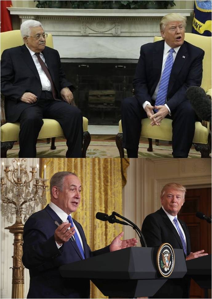 President Donald Trump has now met with both PM Benjamin Netanyahu of Israel and PA Leader Mahmoud Abbas