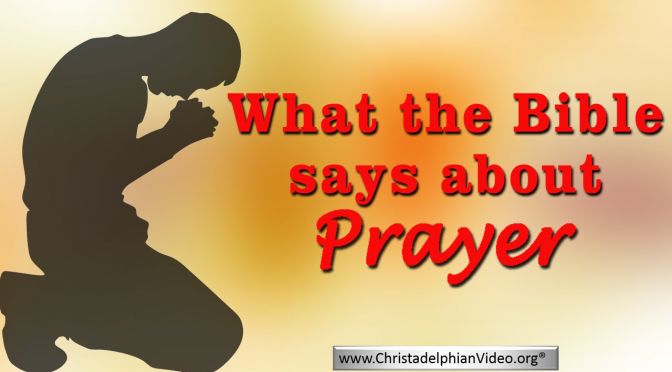Bible Seminar: Concerning Prayer'