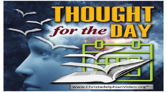 "GOD IS FAITHFUL AND HE WILL NOT LET ... " Thoughts from today's Bible readings - August 28th