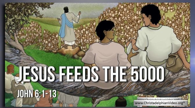 Lesson from the Bible for Children: - The feeding of the 5000 (John 6:1-13)