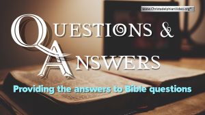 Bible Questions and Answers: Why does God allow suffering?
