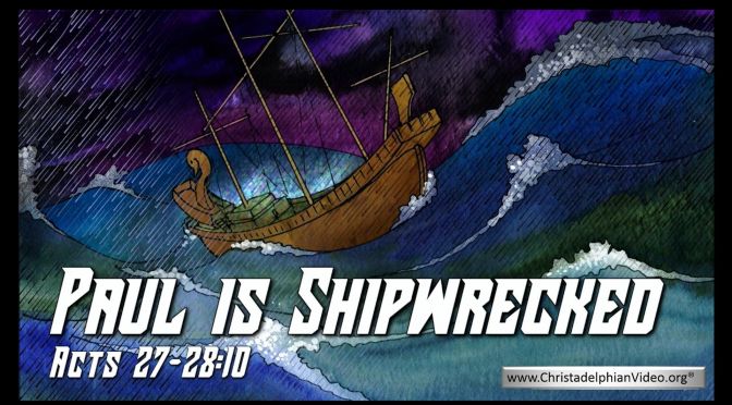 Bible Stories for Children: Paul is shipwrecked