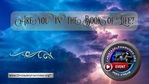 Are you in the Book of Life?