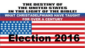 The Destiny of the United States in the Light of Bible Prophecy - Video Post Bible in the News