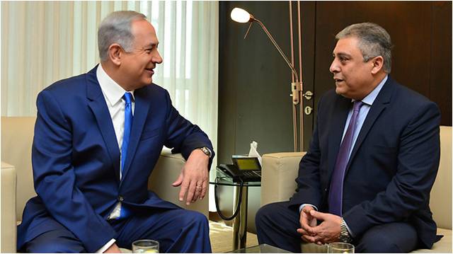 Netanyahu meets with Egypt's ambassador to Israel