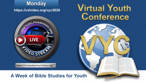 Virtual Youth Conference 2020: Monday 3rd August