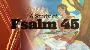 A detailed study of Psalm 45 .