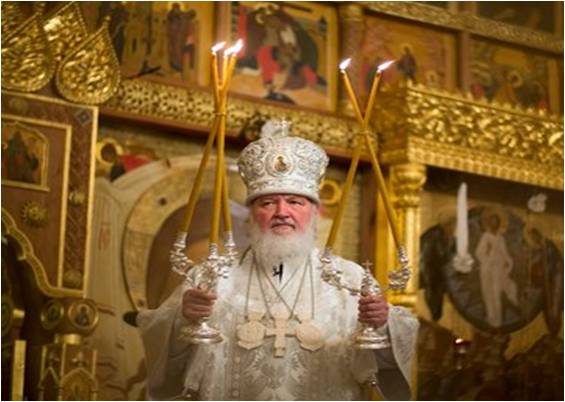 Leader of the Russian Orthodox Church Patriarch Kirill I 