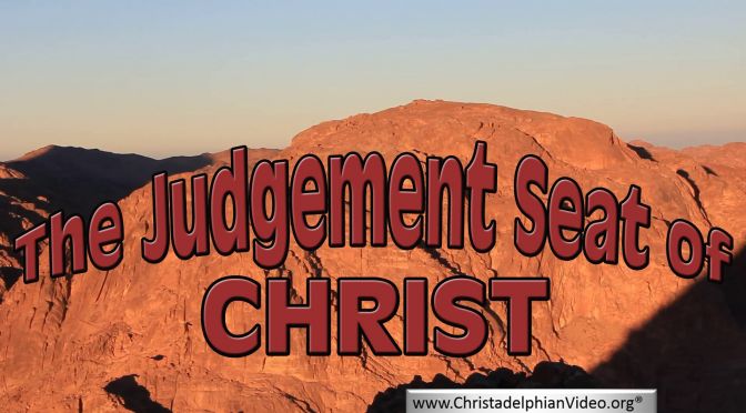 At The Judgement Seat of Christ!