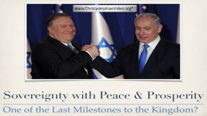 Trump Peace Plan Details Emerging Sovereignty with peace and security, one of the last milestones to the kingdom?