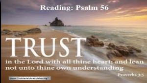 'Trust in the Lord' - What does it mean practically?