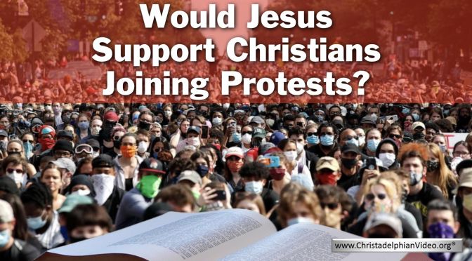 Should disciples of Christ Join Protests?  With Farsi Translation