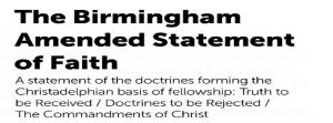 Biblical Doctrines 'REJECTED' By The CHRISTADELPHIAN Community - Pt 28