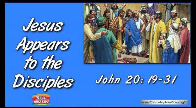 Bible Stories for Children - Jesus appears to the disciples