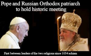 Pope Francis and Russian Orthodox patriarch to hold historic meeting