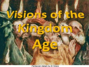 'Visions of the Kingdom' Series - 46 Videos
