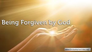 Being forgiven By God!