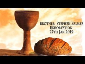 2019.01.27 Exhortation-Memorial Emblems, Gen 44-45, Psa 49, Rom 1-2- Bro Stephen Palmer