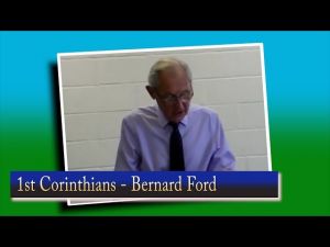1st Corintians -  Bernard Ford