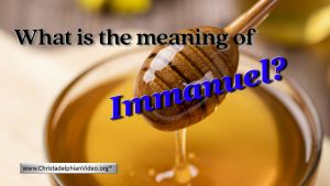 What is the meaning of Immanuel - 2 Videos Bro Stephen Whitehouse