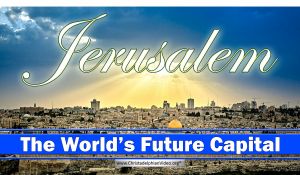 Jerusalem: World's future capital