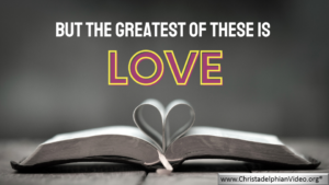But the greatest of these is love. (Nathan Taylor)