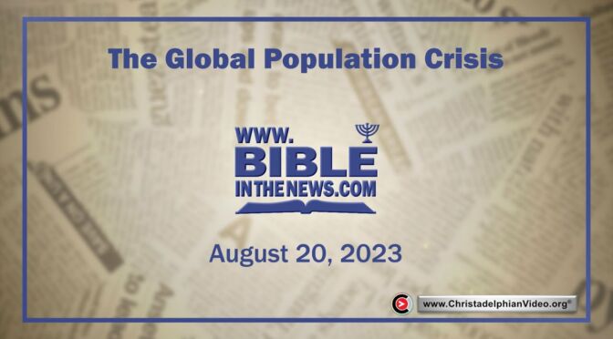 The Global Population Crisis - But not in Israel!