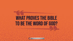 What Proves the Bible to be the word of God (Jesse Mcgeorge Enfield)
