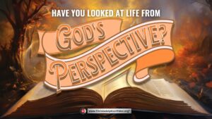 Have you looked at life from God's perspective?