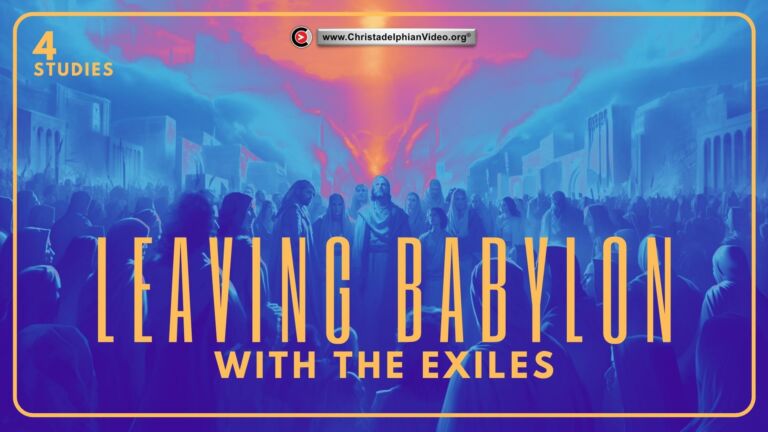 Leaving Babylon with the Exiles - 4 Studies (John Owen)