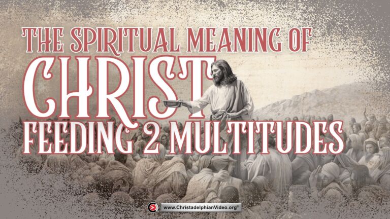 The spiritual meaning of Christ's feeding of 2 Crowds (Jim Cowie)