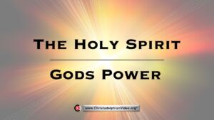 The Holy Spirit...God's Power