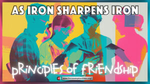 As Iron Sharpens Iron Principles of Friendship (Steve McGeorge)