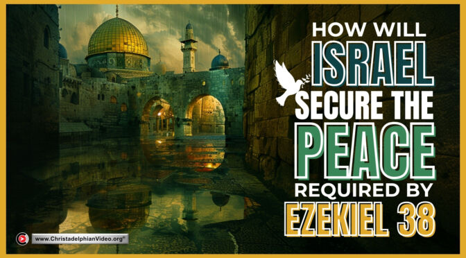 How will Israel secure the peace required by Ezek 38 (Jim Cowie)