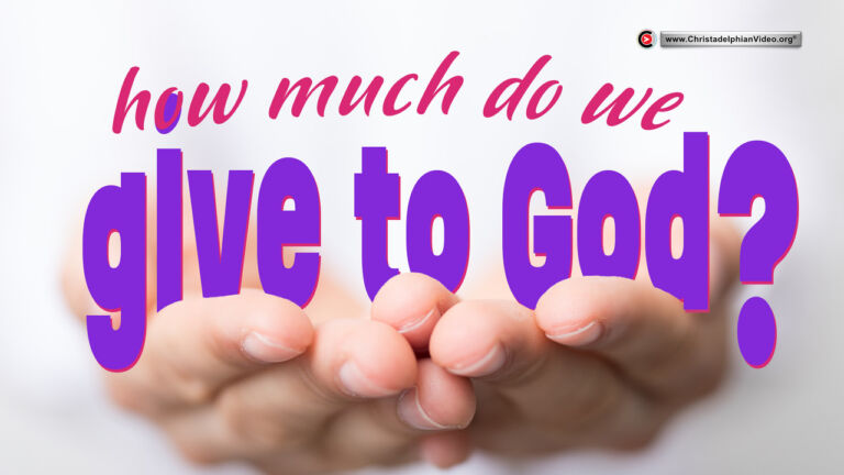 How much do we give to God? (Sam Bailey)